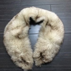 Real ARCTIC FOX Fur Wrap Shawl Stole
